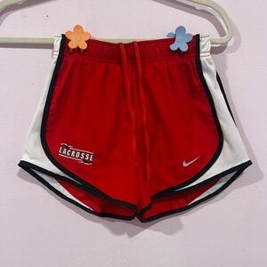 Nike Women's Red Lacrosse Shorts